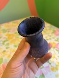 Image 4 of purple crystal vase