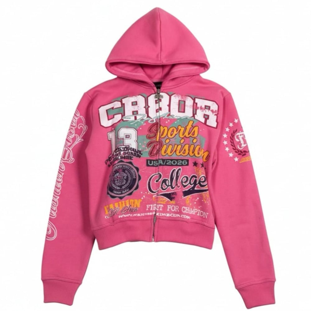 Image of CR8OR CHAMPION JACKET PINK