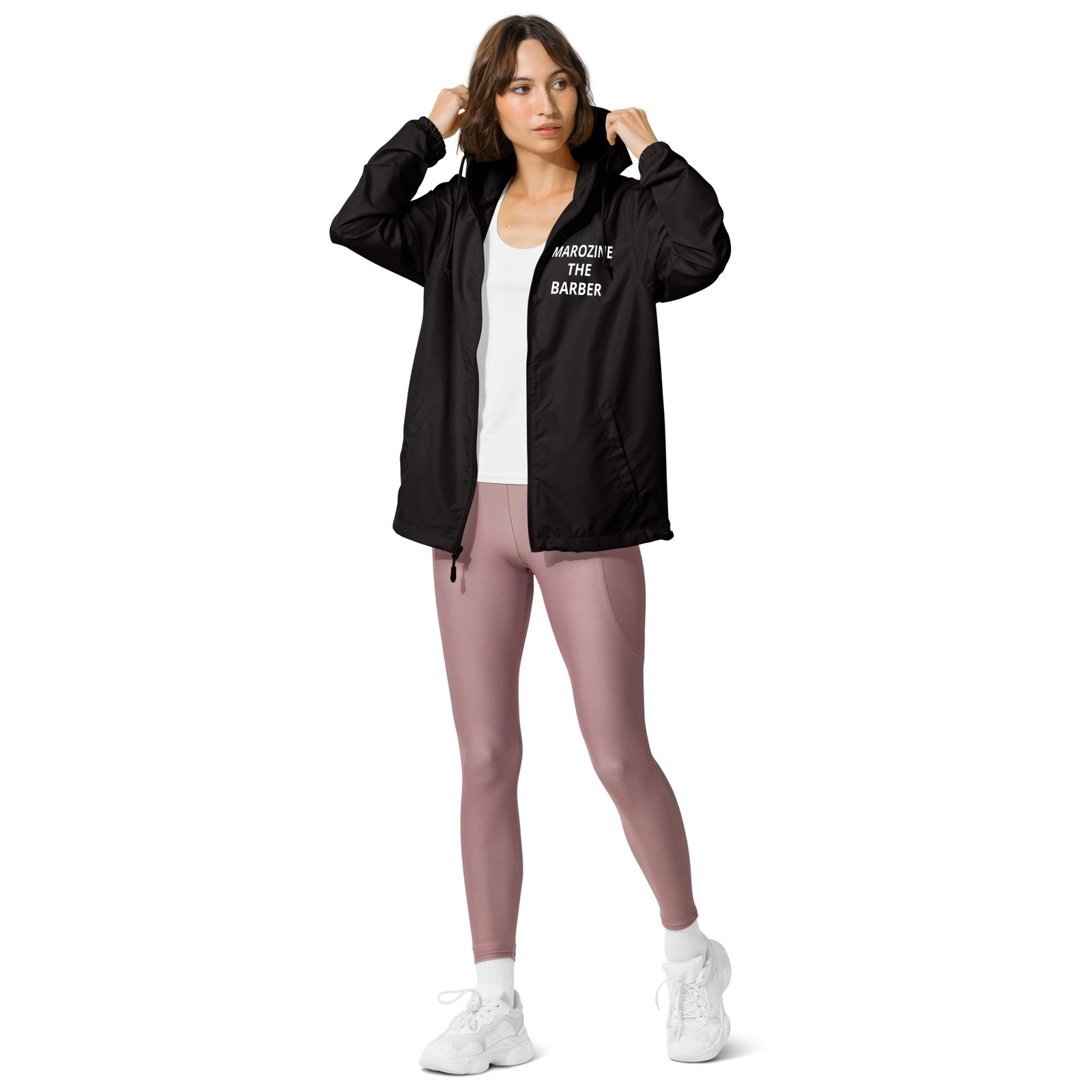 MAROZINETHEBARBER Unisex lightweight zip up windbreaker