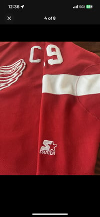 Image 5 of 💎Vintage💎 90’s Detroit Red Wings 🪽 Steve Yzerman🥅 Starter ⭐️ 🏒 Jersey 