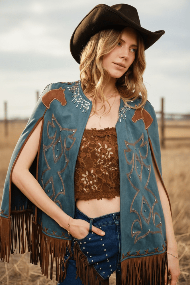 Image of WESTERN HORSE CAPE