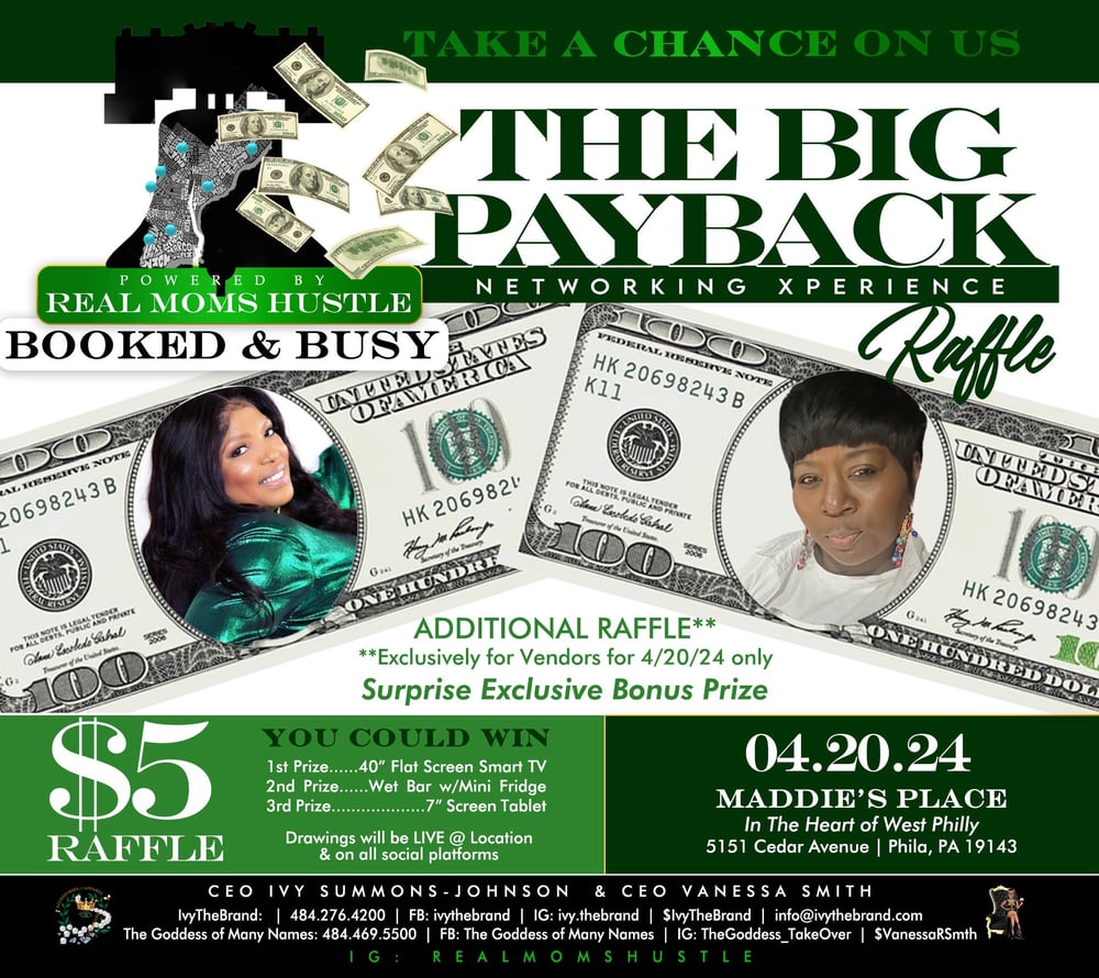 RMH “Big Payback” Take Chance & Win raffle 