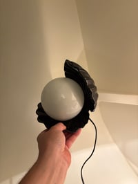 Lampe coquillage noire - Laura