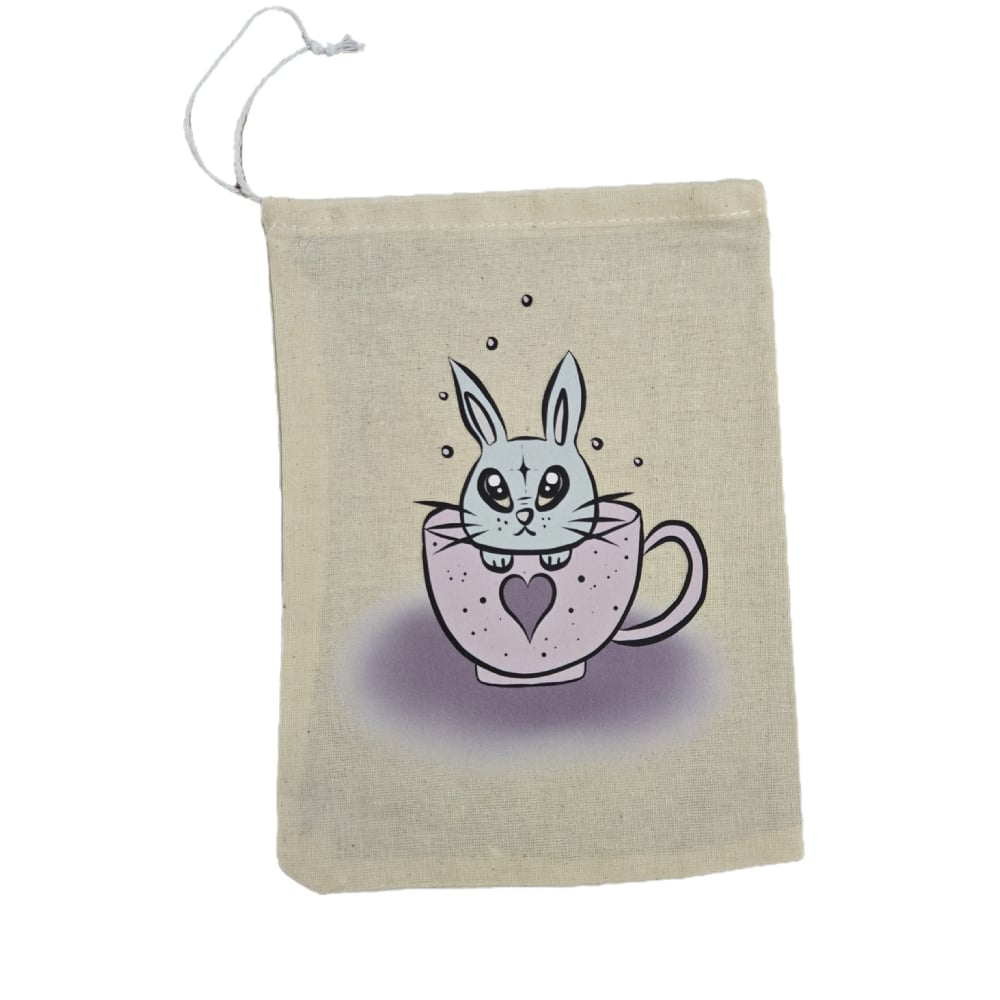 Image of bunny mini string bag