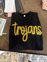 Image 3 of Trojan Sequin Patch Sweatshirt
