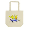 Burning Polizei Car Eco Tote Bag