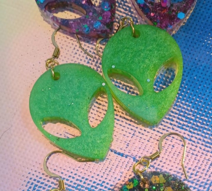 Image of "They're heeere!" earrings 