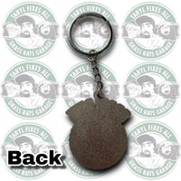 Image 2 of Grass Rats Garage Metal Enamel Keychains!! 