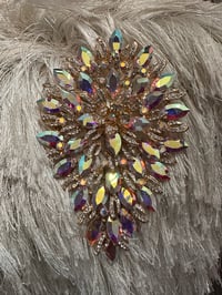 Image 2 of Oversized iridescent explosion Brooch