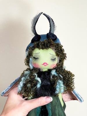 Image of MOTH INSPIRED SMALL ART DOLL