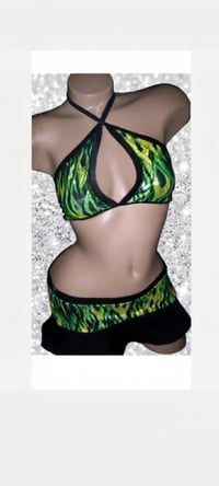 Image 3 of  Hologram 3 PC Skirt Set 2 Prints