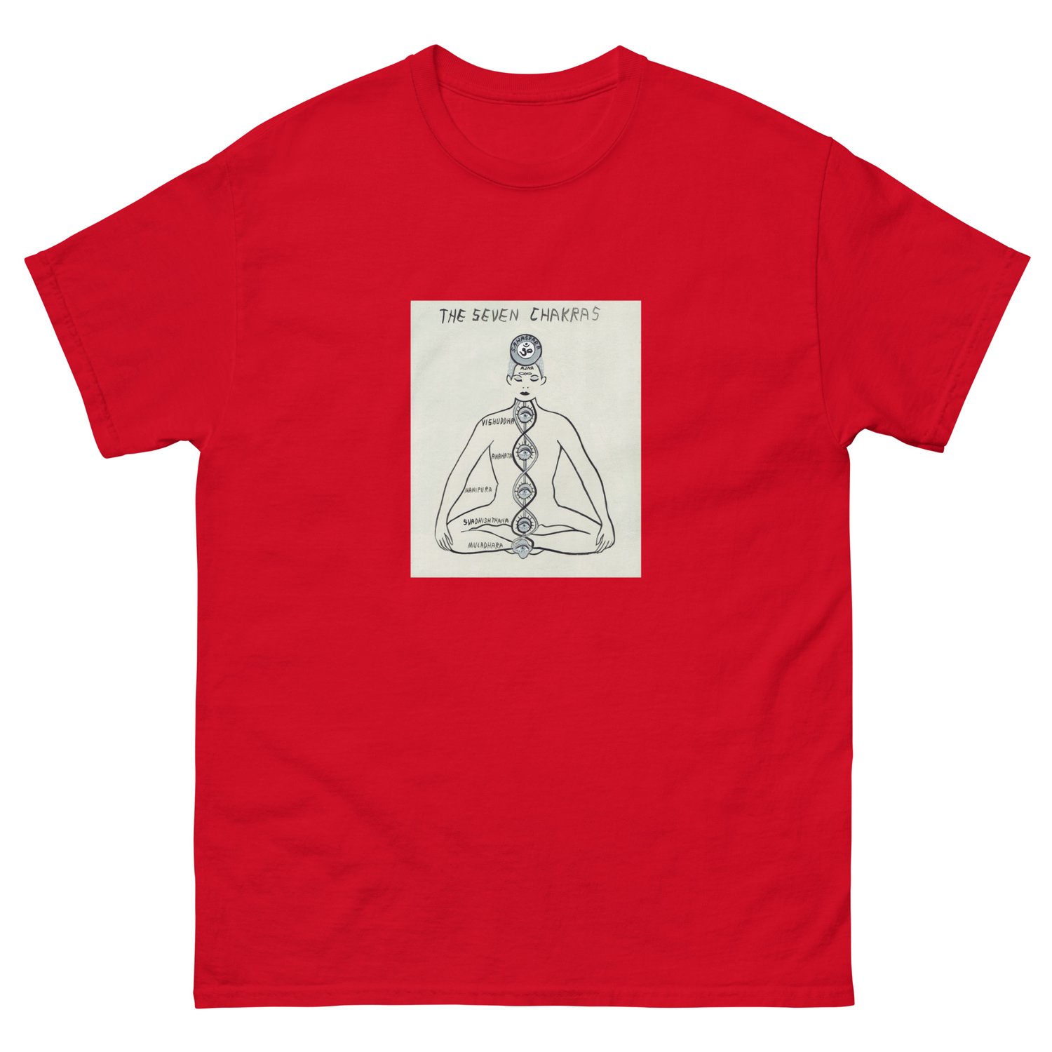 Image of THE SEVEN CHAKRAS T-SHIRT 