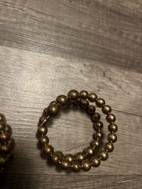 Image 2 of Beaded hoops 