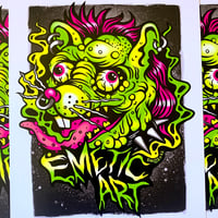 Image 2 of Acid Rat Art Print 