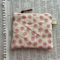 Image 5 of “Happy Friends” Mini Quilted Zipper Bag