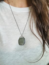 Image 3 of sterling Rumi for those who love quote necklace