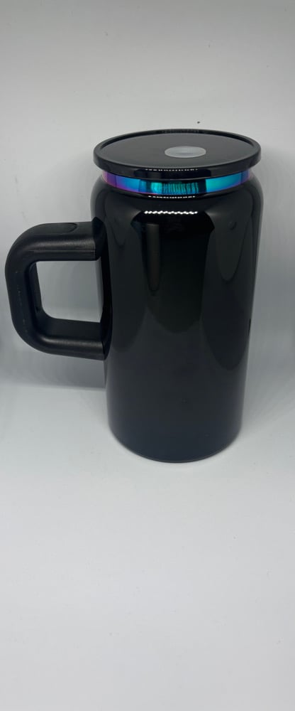 Stainless Steel Handle Tumber - Rainbow Plated