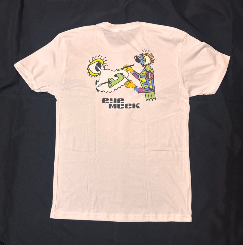 Image of Eyemeek logo front and back 