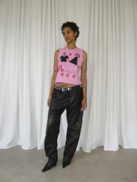 Image 2 of « MY LOVER » PINK CUSTOM TANK TOP 💕💝