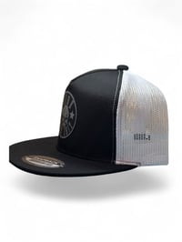 Image 2 of SKULL AND STARS MESH BACK TRUCKER