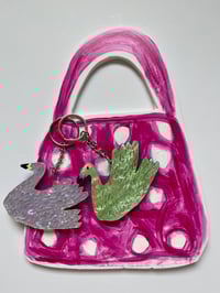 Image 1 of Swan keyring 