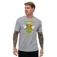 Image 4 of $100 The Rainbow Angel Donation Fitted Short Sleeve T-shirt