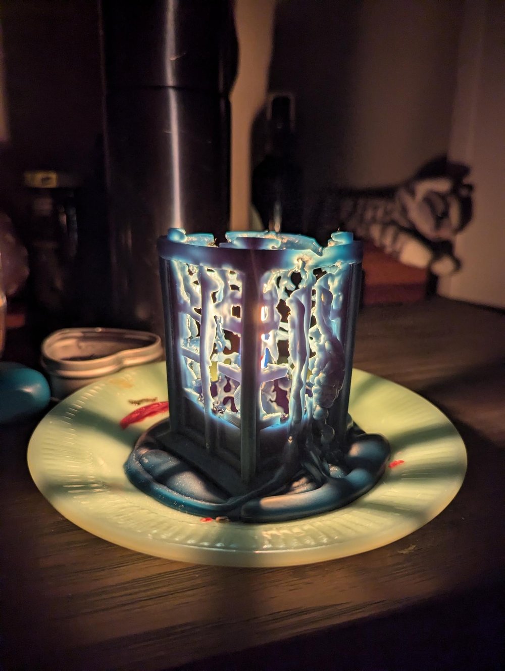 Image of TARDIS Candle