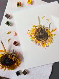 Image 4 of "Wilted Sunflower" Original