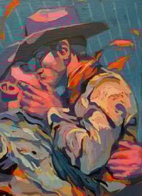 Image 3 of Blue  - 11x13" Acrylic on canvas