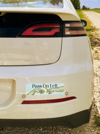 Image of Pass on the Left - A Sticker for Those Who Know the Rules (on the Road and Off)