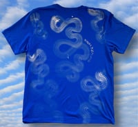 Image 2 of ‘EYE IN THE CLOUDS’ BLEACH PAINTED T-SHIRT XL