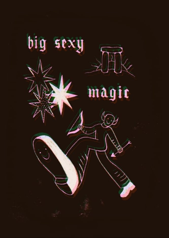 Image of big sexy magic print