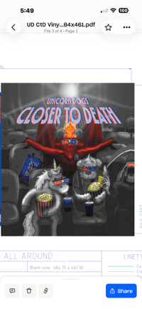 Image 1 of Unicorn Dogs - Closer To Death Lp or Cd 