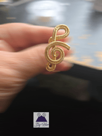 Image 1 of Clef Music note Ring