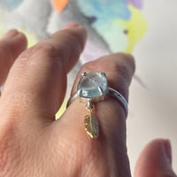 Image 5 of Blue feather ring