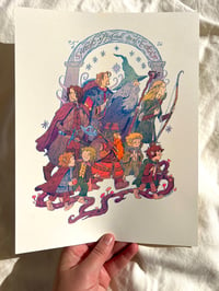 Image 1 of Lord Of The Rings, Fellowship Of The Ring - Small Riso Print