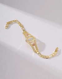 Image 1 of Virgin Mary chain bracelet 