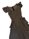 1960s cotton polka dot dress with pockets 