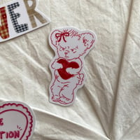 Image 2 of be mine bear sticker