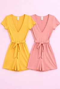 Image 1 of Snatched Waist Romper 