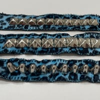 Image 2 of Blue leopard print bracelets 
