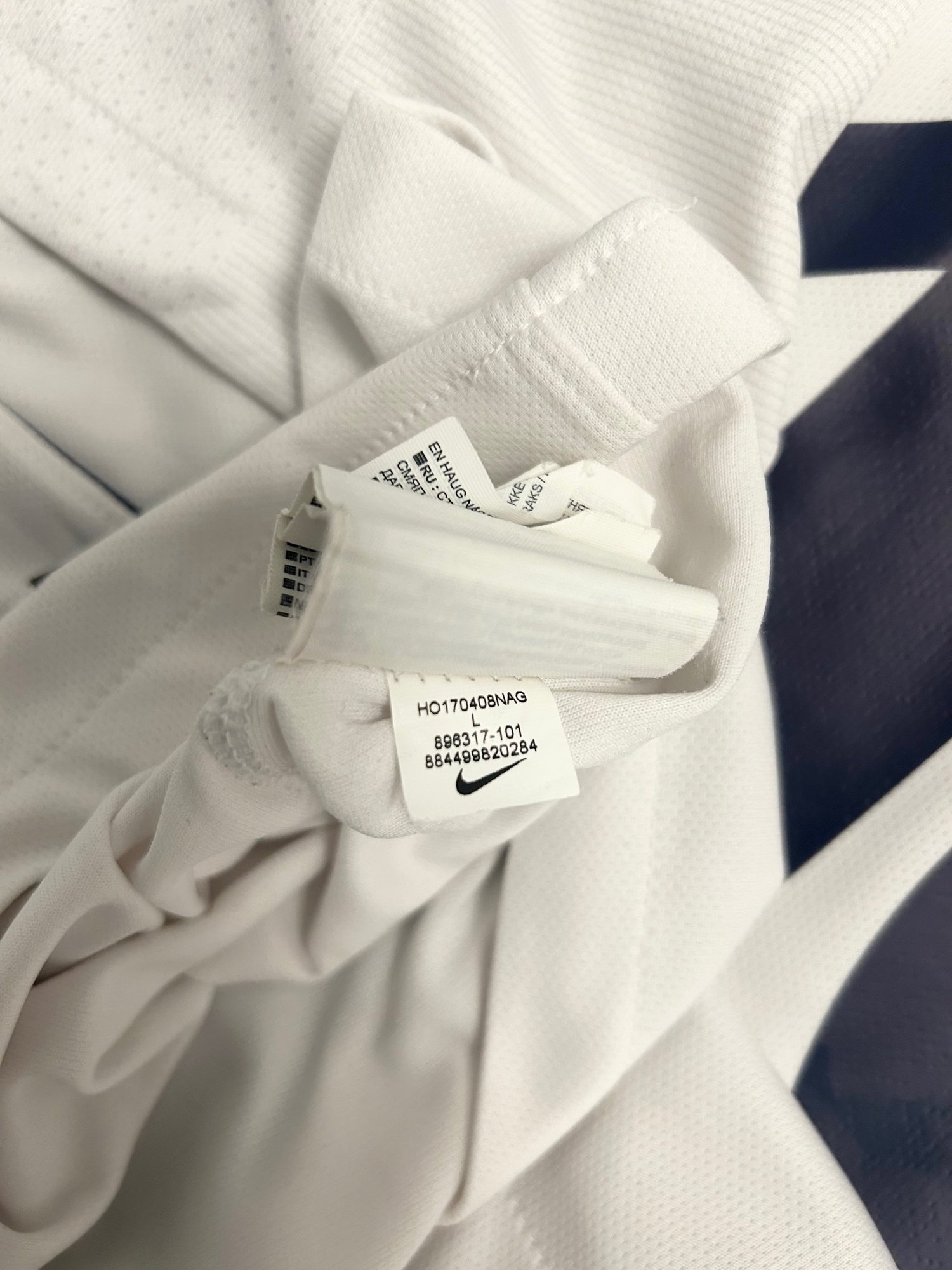 Image of Tottenham Hotspur “DEMBÉLÉ 19” 2017/18 Home Shirt + UCL patches, L