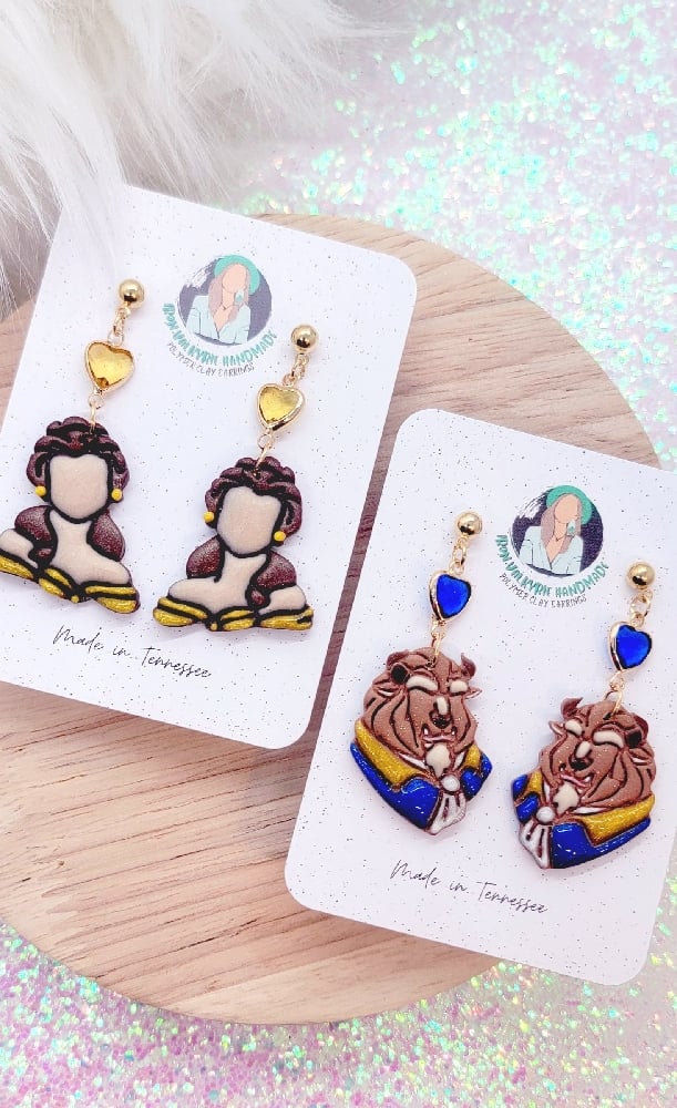 Image of Rose Princess Earrings