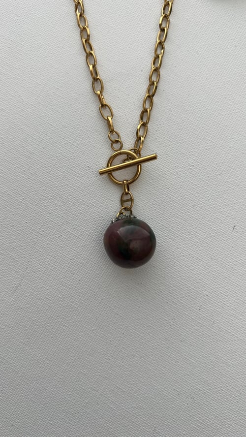 Image of MARSALA • Agate Crystal Necklace
