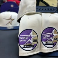 Image 3 of New Era 9Fifty Chrome Navy True Purple 🌹