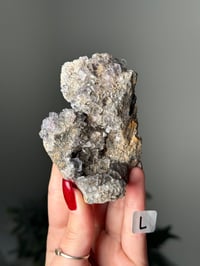 Image 1 of FAIRY HOLES POCKET CUBIC FLUORITE -LADY ANNABELLA MINE UK- L