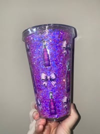 Image 3 of purple cruiser 16oz acrylic snowglobe 