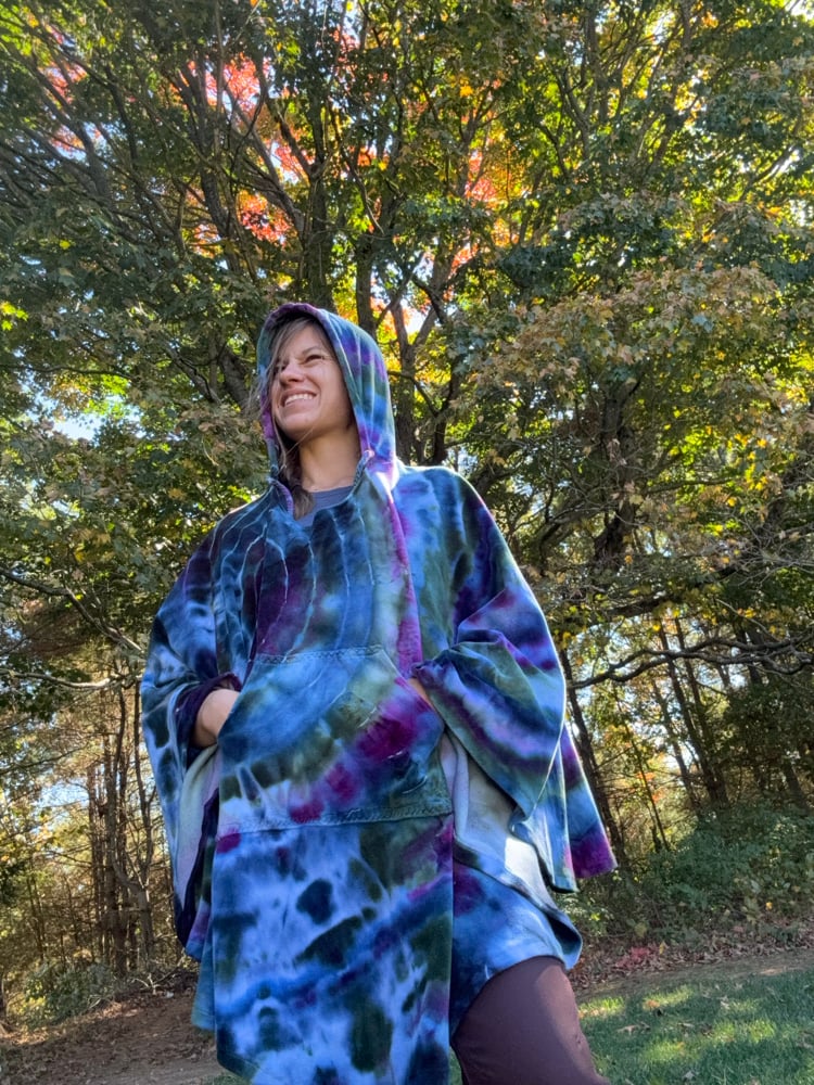 Image of Midnight Portal  Hoodie  Poncho 