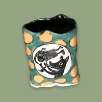 Image 1 of “Polka Vase” porcelain ceramic vase