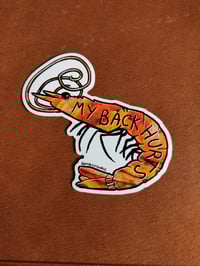 SHRIMP POSTURE sticker